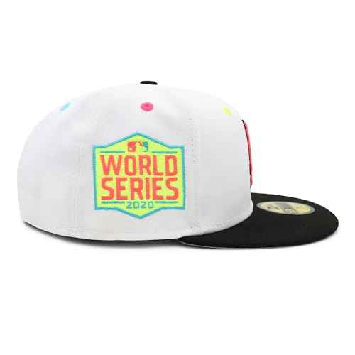 New Era LA Los Angeles Dodgers 59FIFTY 2020 World Series Champions Side Patch Fitted Cap, Hat