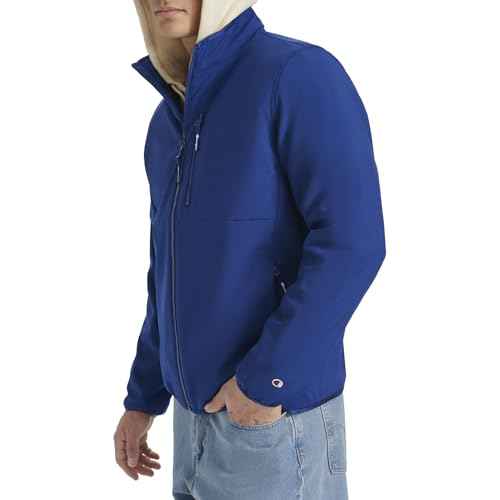 Champion mens Lightweight Active Soft Shell Jacket With Stand Collar