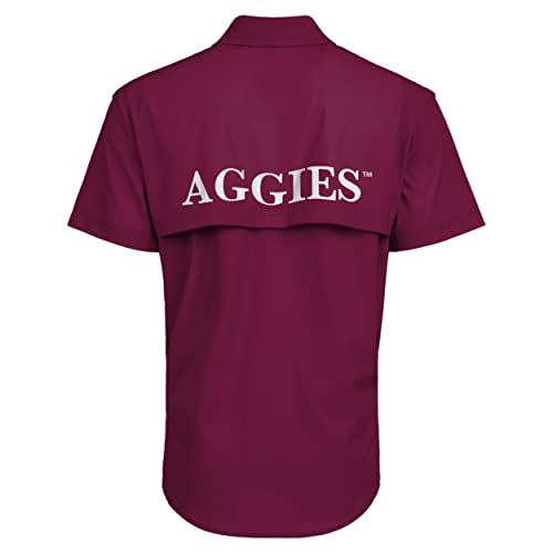 Texas A&M Aggies NCAA Mens Gone Fishing Shirt - L