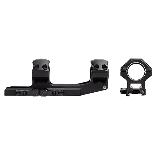 UTG ACCU-SYNC QR 1", Medium Pro, 50mm Offset Scope Mount, Black