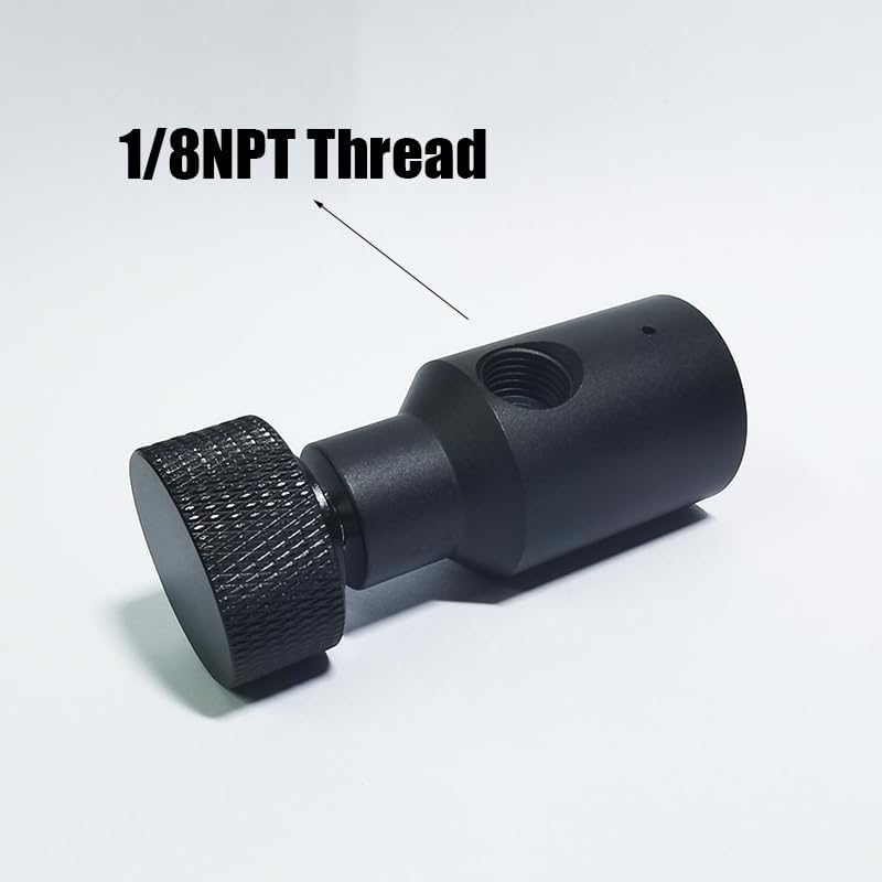 UFA Universal Fill Adapter - High Pressure Paintball Marker Remote Hose | CO2 Tank On/Off G1/2
