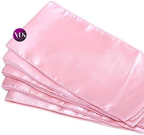 VDS Satin Chair Sashes Chair Cover Back Tie Sateen Bows Ribbon for Wedding Birthday Graduation Engagement Ceremony Event Party Banquet Venue Hotel All Dining Chair Decoration (200PC) (Blush Pink)