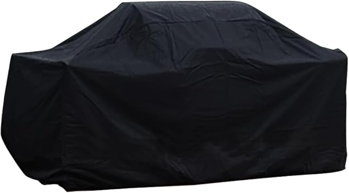 Stone Patio Grill Island Cover Waterproof 120 Inch Outdoor Kitchen Island BBQ Grill Cover for Heavy Duty 10ft Stainless Steel Outdoor Kitchen Set