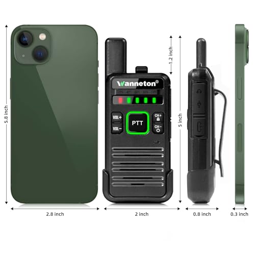 RT22pro Wireless Frequency Copy Rechargeable Walkie Talkies for Adults,walkie talkies Two Way radios Long Range with VOX, Scrambling, decoding, Battery Display, scanning and Other Functions.