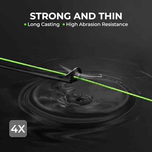 KastKing Superpower ColorShield Braided Fishing Line - Colorfast Braided Line, 100% Solution Dyed UHMWPE Fiber, Smooth & Strong Superline, Near Zero Stretch, Sensitive, High Abrasion Resistance