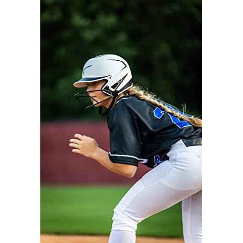 Mizuno Youth F6 Fastpitch Softball Batting Helmet with Mask