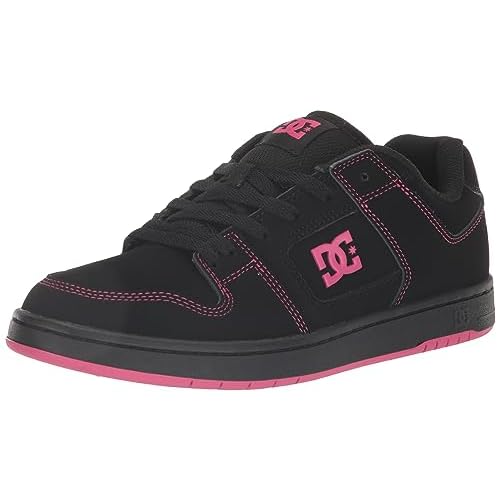 DC Women's Manteca 4 Low Skate Shoe, Battleship/Crazy Pink, 7