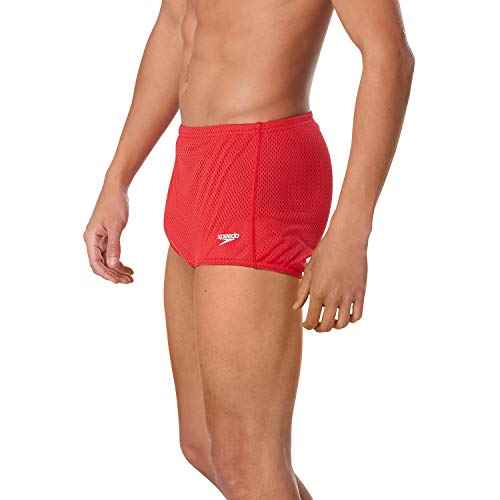 Speedo Men's Swimsuit Square Leg Poly Mesh Training Suit