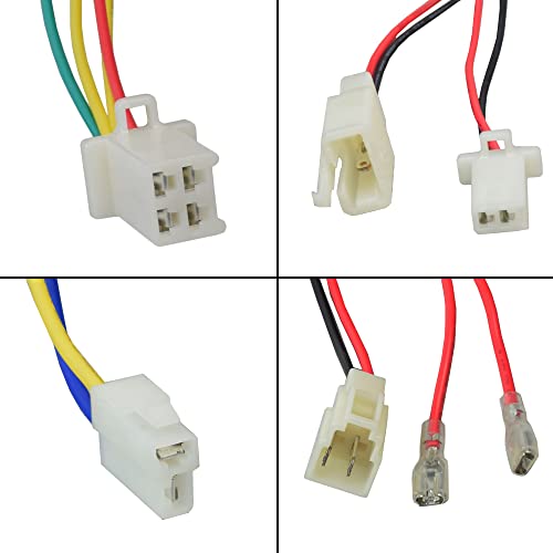 AlveyTech ZK2430-D-FS 4-Wire Controller for The Razor E300/E325 (Ver 20+) - Versions 20+ Only, Replacement Control Module for Electric Scooter/Bike, Motor Speed Control with 4-Wire Throttle Connector
