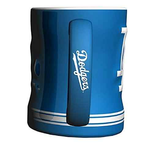 L.A. Dodgers Navy Blue 14oz. Ceramic Relief Mug