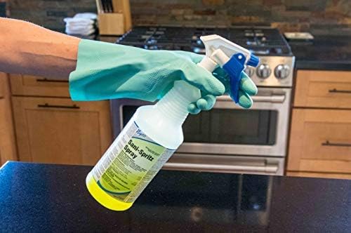 Nyco?? Sani-Spritz Spray - 32 oz Quart Bottle - Ready-to-Use Disinfectant Cleaner & Deodorizer - Inhibits Growth of Mold & Mildew (sprayer not included)