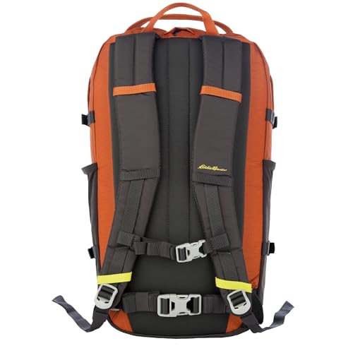 Eddie Bauer Nomad Backpack with Compression Straps and Hydration/Laptop Compatible Sleeve - Sienna, 28L