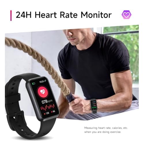 Fitness Tracker with 24/7 Health Monitoring,Heart Rate Sleep Blood Pressure Oxygen Monitor/Calorie Steps Counter Pedometer Activity Smart watchs/Notifications for Android/iOS