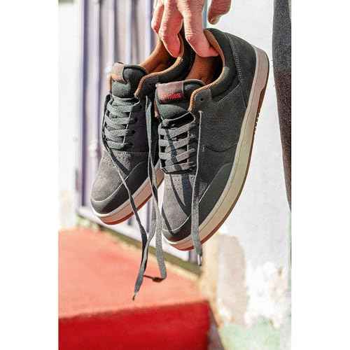 Etnies Men's Marana Skate Shoe, Dark Grey/Black/Red, 9.5
