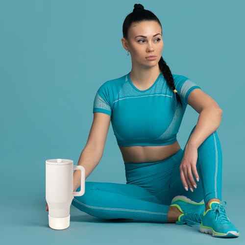 2PCS Glitter Silicone Boot for Hydrojug Traveler 40 oz, Anti-Slip Protective Sleeve for Hydrojug Stainless Steel Tumbler, Bottom Cover Base Accessories