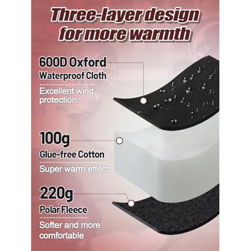 Football Hand Warmer Pouch for Youth - Soft Warm Windproof Sports Hand Warming Pouch, Adjustable Strap, Hand Warmer Hand Muff Winter Gifts for Hiking Camping Cycling Outdoor Recreation