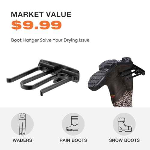 Fishing Waders for Men, 2-Ply Nylon/PVC Waterproof Women Chest Wader with Boots, Bootfoot Hunting Waders