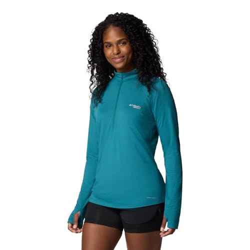 Columbia Womens Endless Trail Half Zip Mesh Long Sleeve