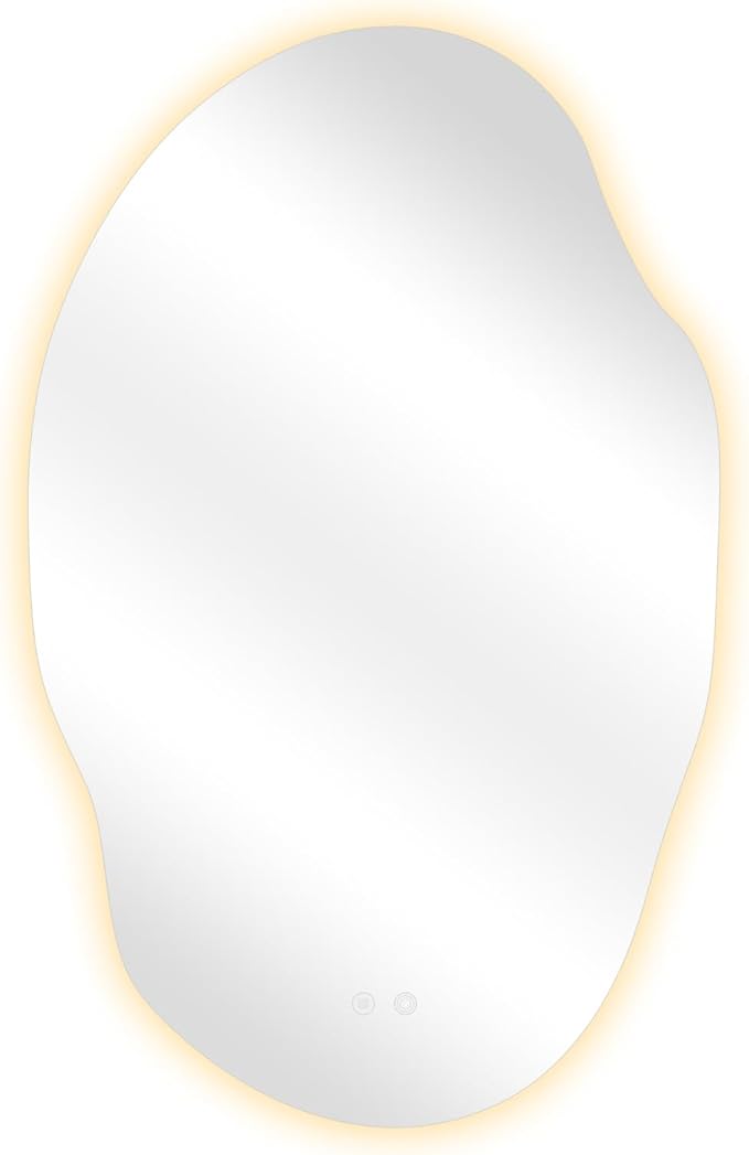 Asymmetrical LED Bathroom Mirror