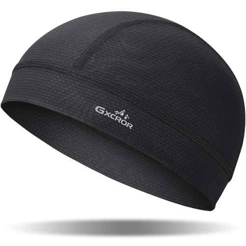 GXCROR Cooling Skull Cap Helmet Liner for Men Women, Moisture Wicking Cycling Cap