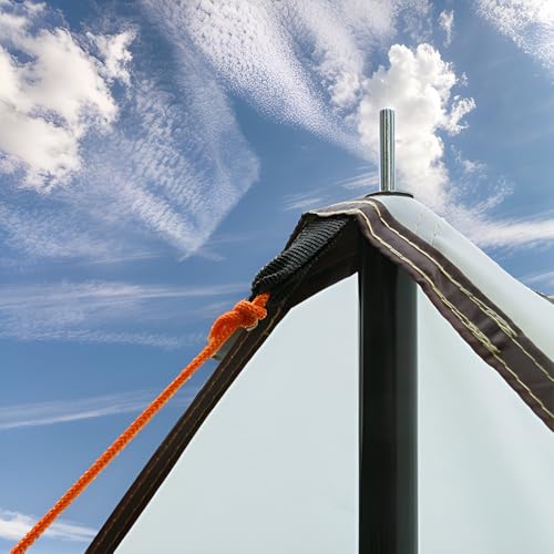Camping Tarp Poles Tent Poles Adjustable for Tarp Canopy Awning Beach Shade (Dia 0.6"/Length 80.7")