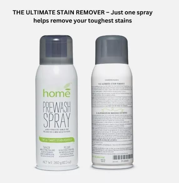 Ultimate Tough Stain Remover for Favorite Color-Fast & White Shirts/Clothes by Prewash Spray,No Scrub/Soak,Fast Getting Rid of Grease/Ink/Food/More,12.3 Oz (Pack of 2),FINAL SALE w/o RETURN