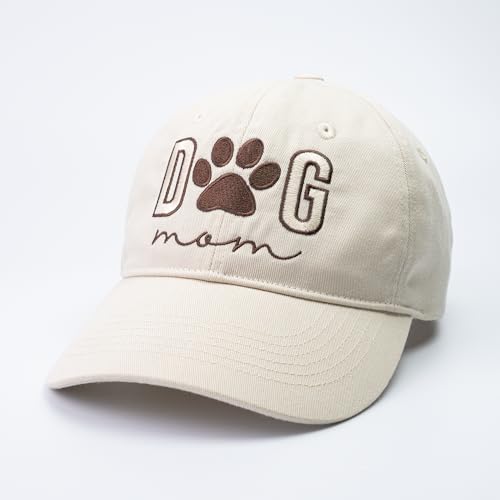 Women's Embroidered Dog Mom Hat Adjustable, Embroidered Baseball Cap for Women, Birthday Gifts for mom Black