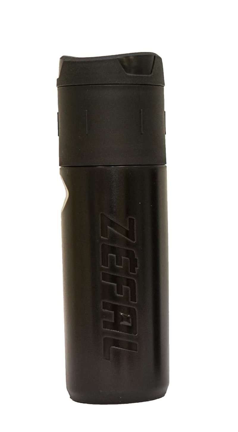 Zefal Z-Box L Tool Storage Box – 0.8L Waterproof Bicycle Tool Capsule for Bottle Cages | Screw Cap Seal, Impact-Resistant Polypropylene Case, Compact Lightweight Design