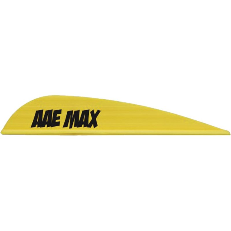 Arizona Archery Enterprises AAE Max Stealth Vanes for Fletching Arrows - 50 Count(Yellow)