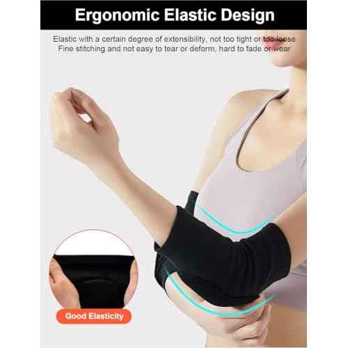A Pair Elbow Pads Volleyball Arm Sleeves, Tandem Elbow Pads Volleyball Arm Pads Elbow Protector Tennis Basketball