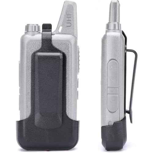 abcGoodefg Walkie Talkie Belt Clip for Retevis RT22 RT622 RT22S Zastone X6 LT-316/TD-M8/ZS-B1/NK-U1 R1 Two Way Radios (2 pcs)
