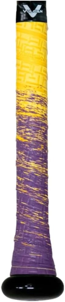 Vulcan Bat Grip - 0.50mm, 1.00mm, 1.75mm | Enhance Baseball/Softball Performance | Multiple Colors Available
