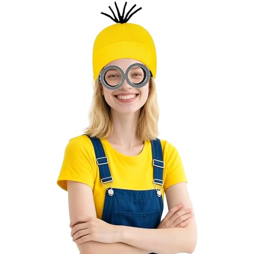2 Pack Halloween Goggles for Adult Kids Round Goggles Glasses Costume Accessories for Men Women Cosplay Party Set