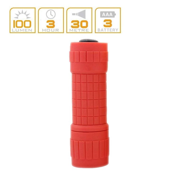 Whaply 6-Pack Small Mini Flashlight Set, 5 Colors, COB LED Handheld Flashlight with Lanyard,18-Pack AAA Battery Included for Kids/Night Reading/Party/Camping/Emergency/Hunting