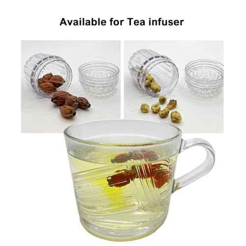 2PCS Fruit Infuser Insert,Flower Tea Infuser for Wide Mouth Water Bottles,Compatible with Stanley,Hydro Flask,Iron Flask, Takeya, ThermoFlask and Similar