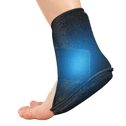 Koonie Ankle Ice Pack Wrap for Swelling, Plantar Fasciitis, Planters Facetious Relief, Reusable Ankle Brace Ice Pack, Cold Therapy Sock Compression for Achilles Tendonitis, Sore Feet, Foot & Heel