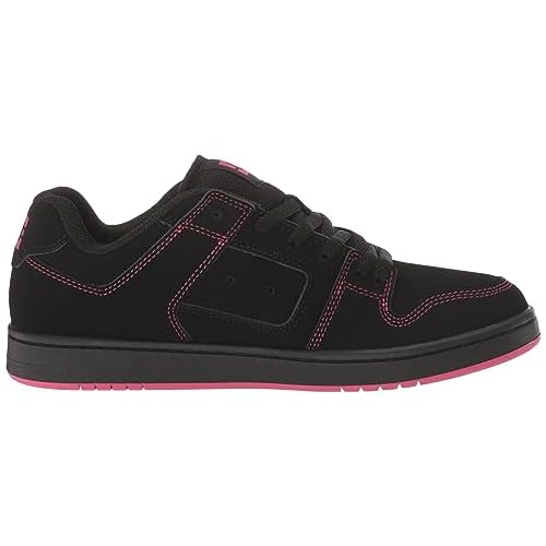 DC Women's Manteca 4 Low Skate Shoe, Battleship/Crazy Pink, 7