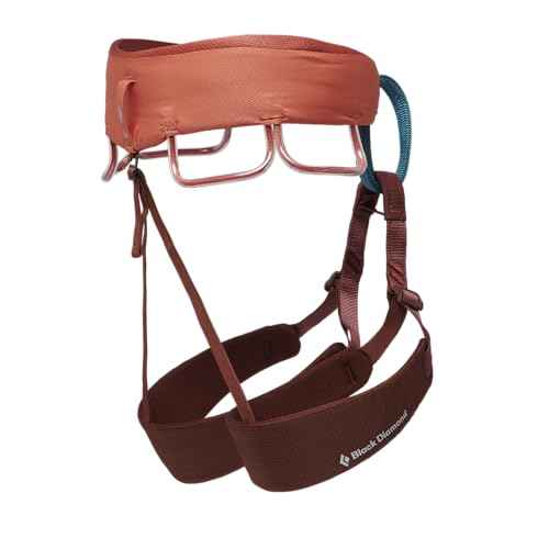 BLACK DIAMOND Women¡¯s Momentum Rock Climbing Harness | Dual Core Construction | Adjustable Waist & Leg Loops | Lightweight