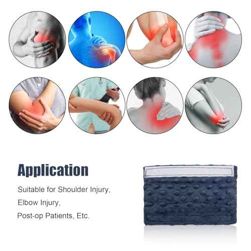 2 pack Strap Cushion for Arm Sling, Shoulder Brace Carry Strap Pillow Arm Elbow Wrist Injury Support Strap Pad Padding Pillow for Women Men and Kids (Dark Blue)