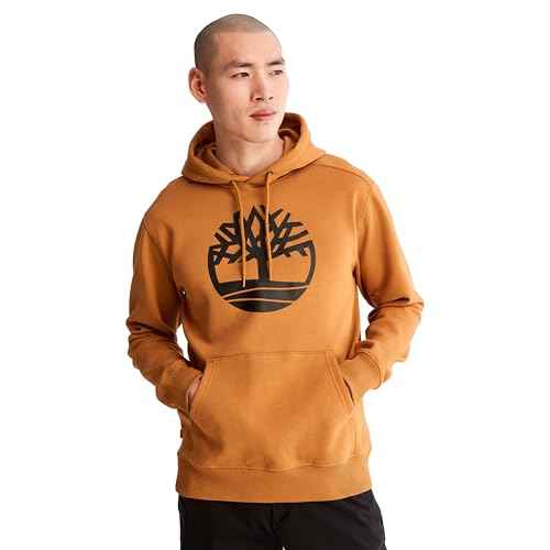 Timberland Men's Kennebec River Tree Logo Hooded Sweatshirt