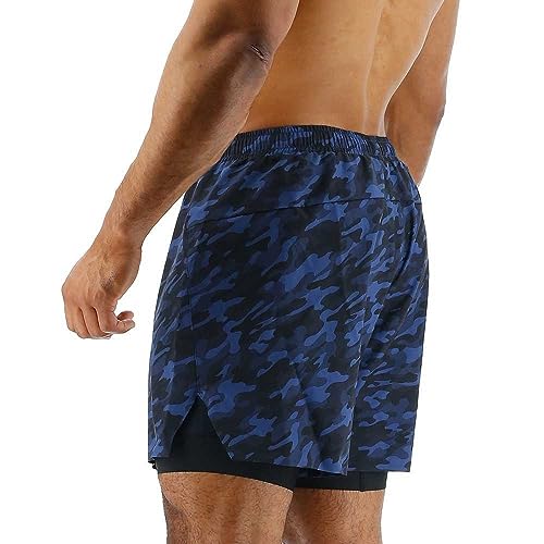 TYR Men's Athletic Performance Workout Lined Momentum Short 6"
