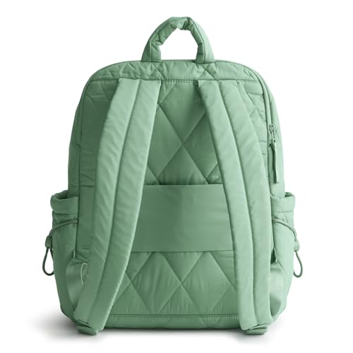 Vera Bradley Women's Featherweight Large Bancroft Backpack, Beryl Green, One Size