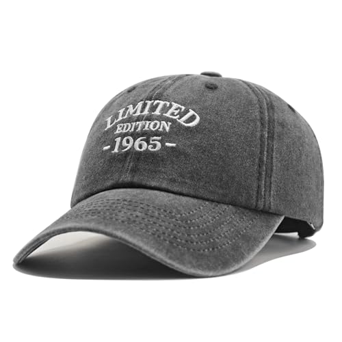 60th Birthday Gifts for Men Women, Happy 60th Birthday Decorations, Embroidered Baseball Cap Adjustable