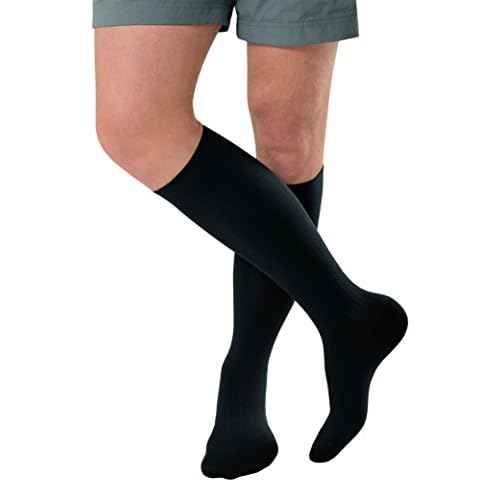 JOBST forMen Ambition, Knee High w/ SoftFit Technology, 30-40 mmHg, Black, SZ 4/Long