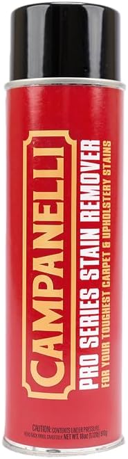 Campanelli Pro Series Stain Remover Point & Spray Carpet & Upholstery Cleaner for Pet Stains & Odors, Food Stains, Wine, Coffee, Dirt and More! – 18oz Aerosol