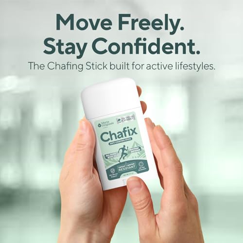 Marie Originals Chafix Anti Chafing Stick ? 2.5oz | Plant-Based Anti Chafe Stick with Shea Butter, Arrowroot & Tea Tree | Sweat & Water Resistant, No White Residue, Non Greasy Thigh Rub Protection