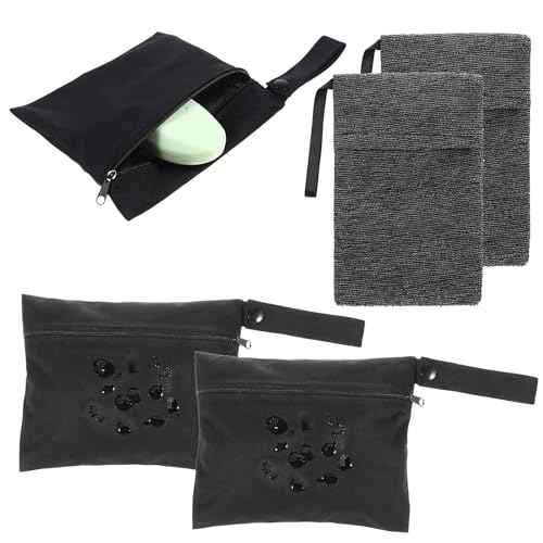 2Pcs Travel Soap Bar Bag with 2 Pcs Foaming Nets, Quick Dry Soap Pouch Bar Soaps Case for Baths or Showers Travel Portable Case Bars Cleaner Pouch Saver Pocket for Camping Enthusiasts£¨Black & Grey£©