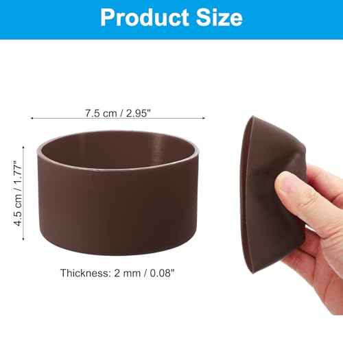 PATIKIL Silicone Boot, Bottom Sleeve Protector, Anti-Slip Protective Sleeve for Water Bottle, Car Travel Cup