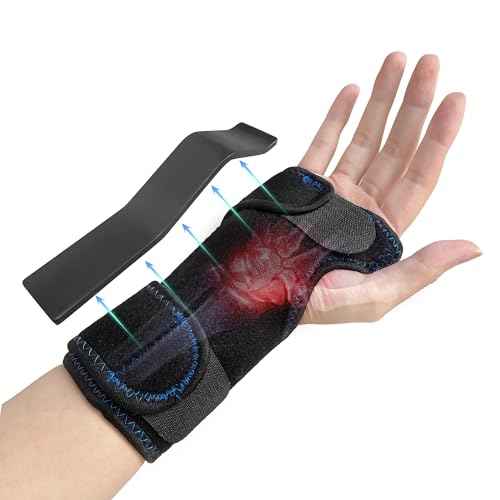 ZOYER Carpal Tunnel Wrist Brace Night Support, Skin-Friendly, Reversible Hand Brace for Carpal Tunnel with Removable Splint, Hand Support for Arthritis, Tendonitis, Sprain, Injuries