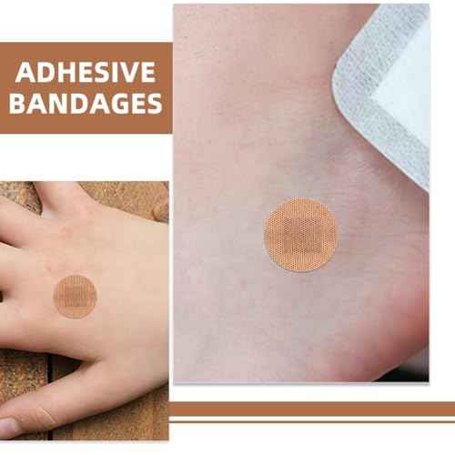 100PCS Small Round Bandages for Face, 4 Sizes Spot Bandages, Circle Bandaids for Wound Care and Hide Skin Spots Ideal for Small Incisions